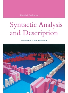 按需印刷Syntactic Analysis and Description[9780826455222]