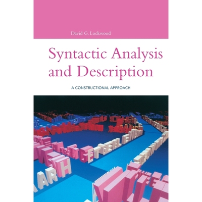 按需印刷不退不换Syntactic Analysis and Description[9780826455222]