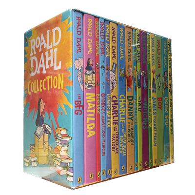 英文原版 新版罗尔德达尔全集16册 小说套装 Roald Dahl 查理和巧克力工厂matilda玛蒂尔达圆梦巨人儿童文学书籍阅读外文书店