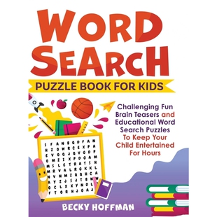 按需印刷Word Search Puzzle Book For Kids[9781990059162]