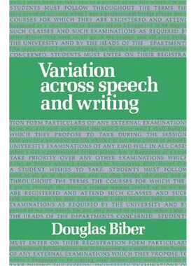 按需印刷不退不换Variation across Speech and Writing[9780521425568]