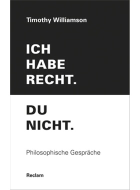 预订【德语】 Ich habe recht. Du nicht.[9783150204696]