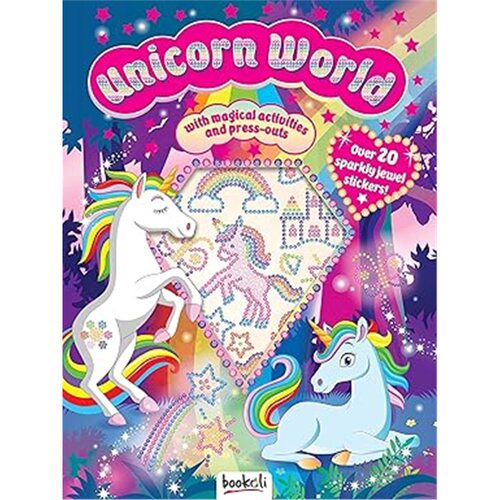 现货CSA - Puffy Sticker Jewel Unicorn World[9781787725645]上海外文