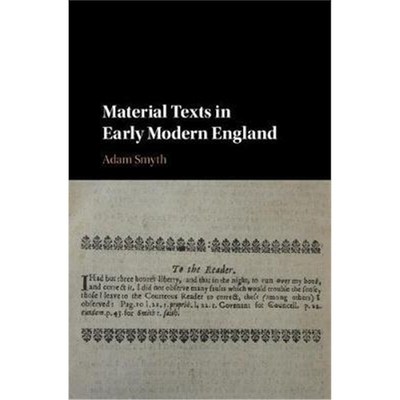 按需印刷不退不换Material Texts in Early Modern England[9781108421324]
