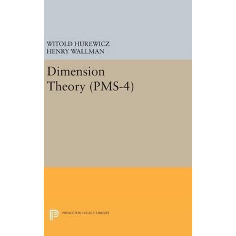 按需印刷不退不换Dimension Theory (PMS-4), Volume 4[9780691653686]
