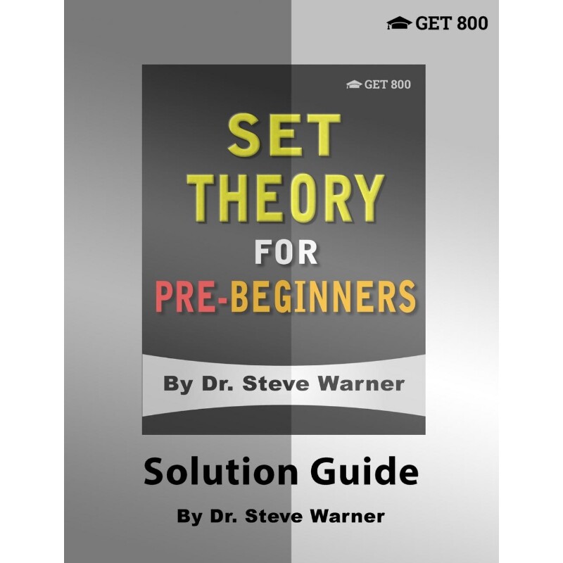 按需印刷不退不换Set Theory for Pre-Beginners - Solution Guide[9781951619053]