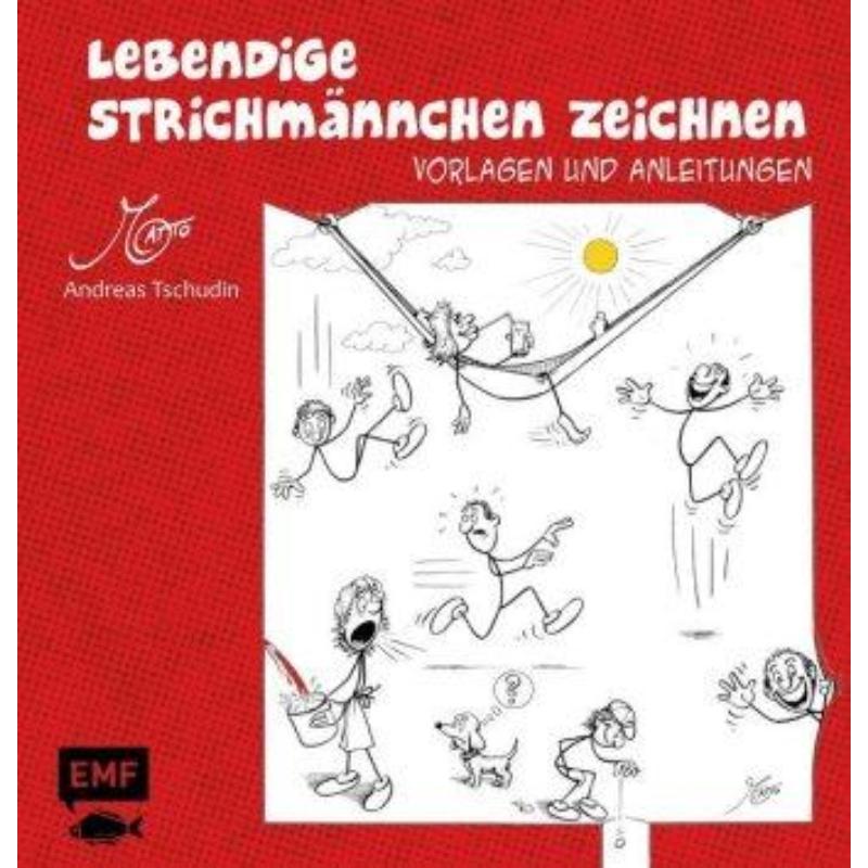 预订【德语】 Lebendige Strichmännchen zeichnen:Vorlagen und Anleitungen 书籍/杂志/报纸 文学小说类原版书 原图主图