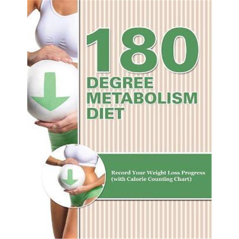 预订不退不换180 Degree Metabolism Diet:Track Your Diet Success (with Food Pyramid, Calorie Guide and BMI Chart)