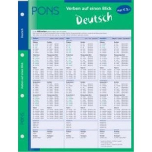 Pons series Verben auf Blick 预订Pons einen German