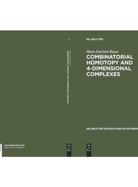 按需印刷不退不换DGYT Combinatorial Homotopy and 4 Dimensional Complexes[9783110124880]