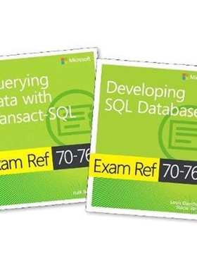 预订MCSA SQL Server 2016 Database Development Exam Ref 2-pack:Exam Refs 70-761 and 70-762