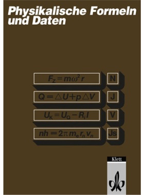 预订【德语】 Physikalische Formeln und Daten[9783127708004]