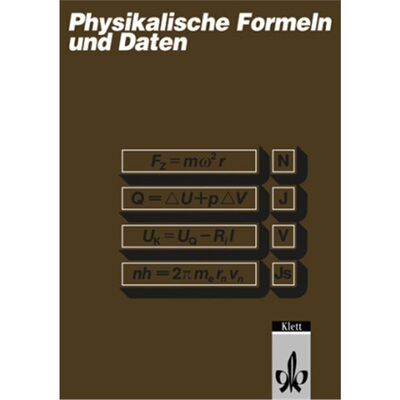 预订【德语】 Physikalische Formeln und Daten[9783127708004]