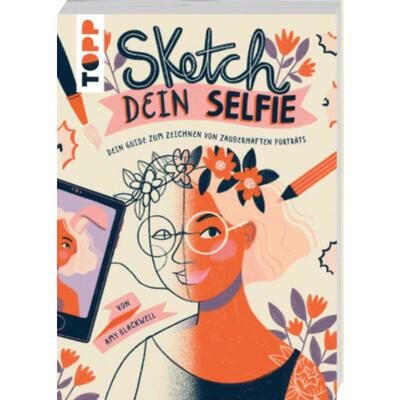 预订【德语】 Sketch dein Selfie:Dein Guide zum Zeichnen von zauberhaften Porträts