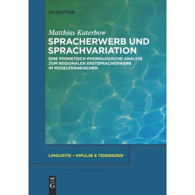 按需印刷不退不换DEG Spracherwerb und Sprachvariation[9783110309515]