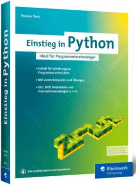 预订【德语】 Einstieg in Python:Die Einführung in Python 3. Für Programmieranfänger. I
