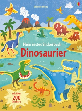 预订【德语】 Mein erstes Stickerbuch: Dinosaurier[9781789412727]