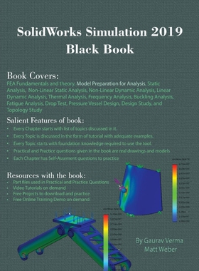 按需印刷不退不换SolidWorks Simulation 2019 Black Book[9781988722528]
