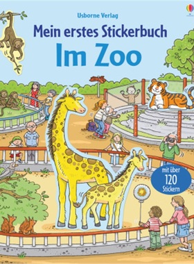 预订【德语】 Mein erstes Stickerbuch: Im Zoo[9781789411768]