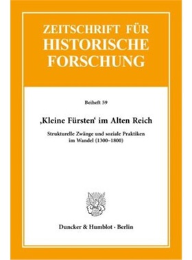 预订【德语】'Kleine Fursten' im Alten Reich.[9783428184279]