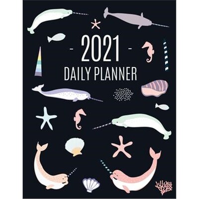 按需印刷不退不换Narwhal Daily Planner 2021[9781970177251]