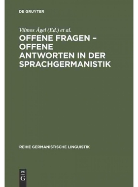 按需印刷DEG Offene Fragen ?C offene Antworten in der Sprachgermanistik[9783484311282]