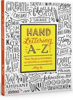 预订【德语】 Hand Lettering A-Z:Kreative Ideen für das Entwerfen und Zeichnen von Alphabete