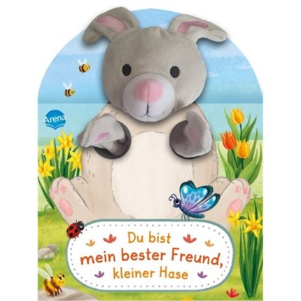 预订【德语】Du bist mein bester Freund, kleiner Hase. Ein Handpuppenbuch[9783401717593]