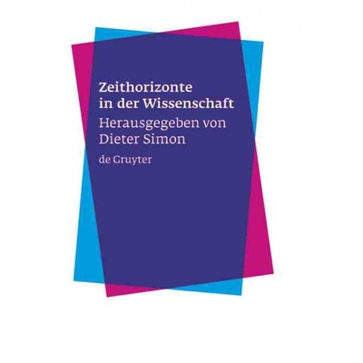 按需印刷DEG Zeithorizonte in der Wissenschaft[9783110180008]