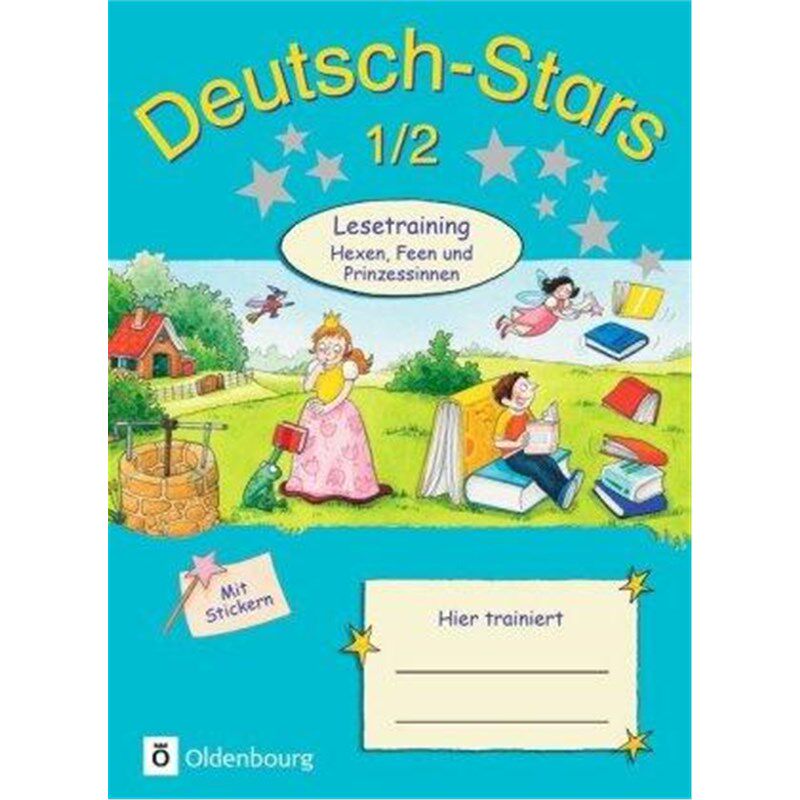 预订【德语】 Deutsch-Stars - Allgemeine Ausgabe - 1./2. Schuljahr:Lesetraining - Hexen, Feen und Prinzessinnen - &Uuml;bungsh