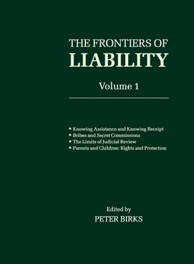 按需印刷不退不换Frontiers of Liability: Volume 1[9780198259022]