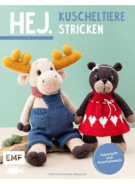 预订【德语】 Hej. Kuscheltiere stricken:Supersoft und kuschelweich - Elch, Uhu, Luchs