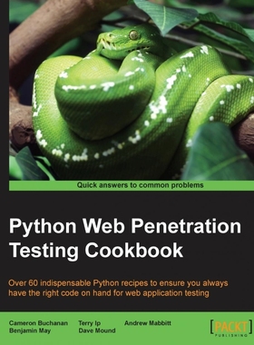 按需印刷Python Web Penetration Testing Cookbook[9781784392932]