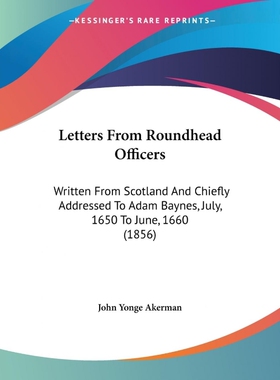 按需印刷Letters From Roundhead Officers[9781104141097]