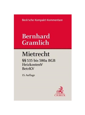 预订【德语】Mietrecht:§§ 535 bis 580a BGB, HeizkostenV, BetrKV