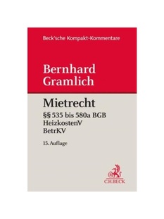 §§ 535 HeizkostenV 德语 BetrKV BGB Mietrecht 580a 预订 bis