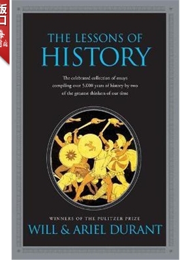 现货 威尔·杜兰特 The Lessons of History 历史的教训 英文原版 外文书籍Will Durant Ariel Durant世界历史 文化史【外文书店】