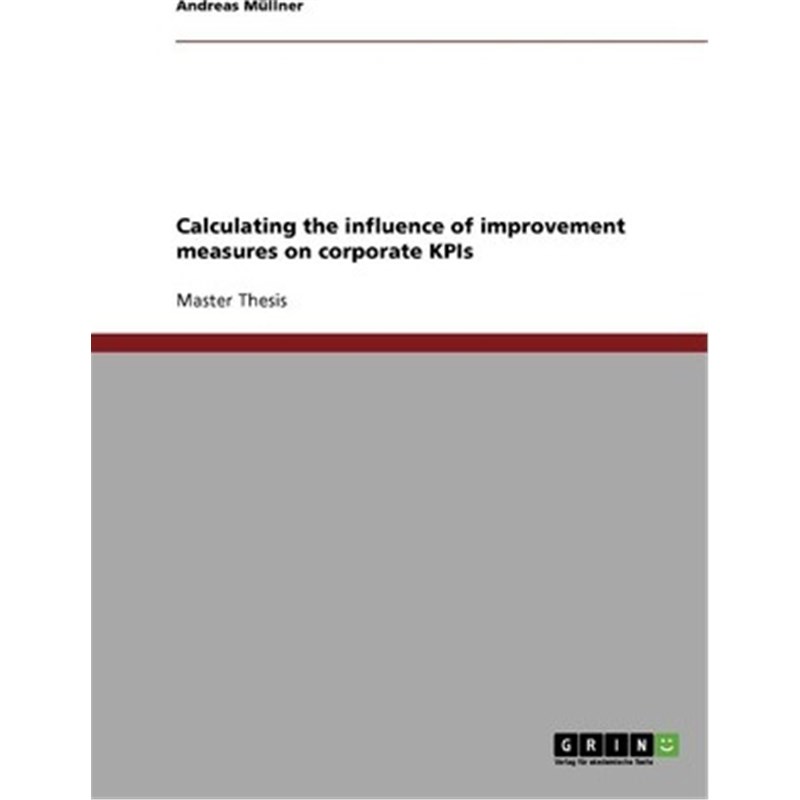 预订Calculating the influence of improvement measures on corporate KPIs