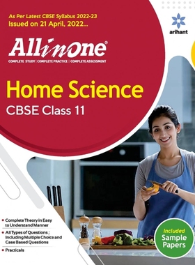 预订CBSE All In One Home Science Class 11 2022-23 Edition (As per latest CBSE Syllabus issued on 21 Apri