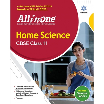 预订不退不换CBSE All In One Home Science Class 11 2022-23 Edition (As per latest CBSE Syllabus issued on 21 Apri
