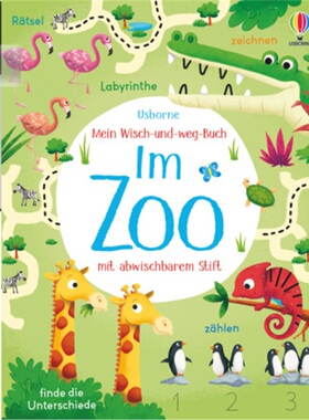预订【德语】 Mein Wisch-und-weg-Buch: Im Zoo[9781789416770]