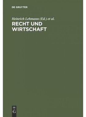 按需印刷DEG Recht und Wirtschaft[9783111268712]