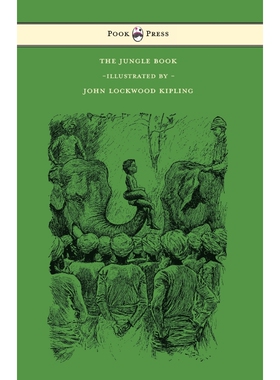 预订不退不换The Jungle Book - With Illustrations by John Lockwood Kipling & Others