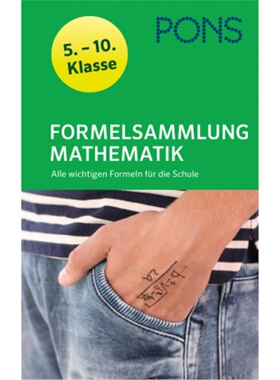 预订不退不换德语 PONS Formelsammlung Mathematik 5.-10. Klasse[9783125625457]