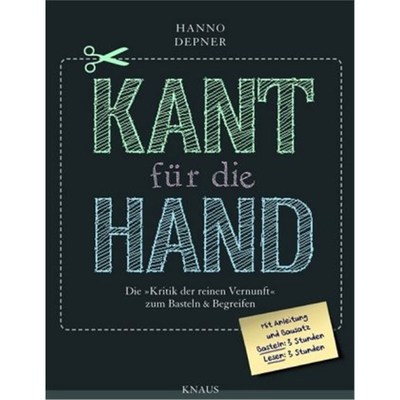 预订【德语】Kant für die Hand:Die 'Kritik der reinen Vernunft' zum Basteln & Begreifen. Mit