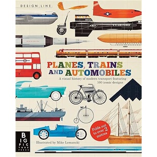 Automobiles Design Line 现货Planes 9781848776968 Trains