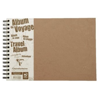 预订不退不换德语 Reisealbum Age Bag A4 quer liniert und blanko 40 Blatt[3329680781069]