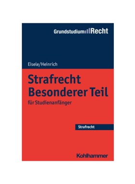 预订【德语】Strafrecht Besonderer Teil:für Studienanf?nger