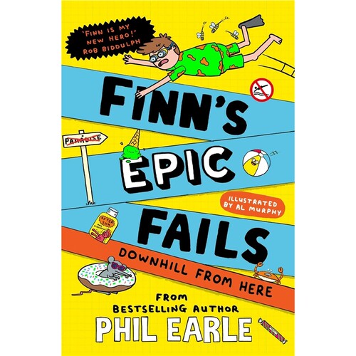现货 芬恩的史诗级失败：下坡路从这里开始 Finn's Epic Fails: Downhill from Here 英文原版 上海外文 9781398546189