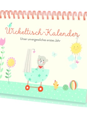 预订【德语】 Wickeltisch-Kalender[4050003724928]